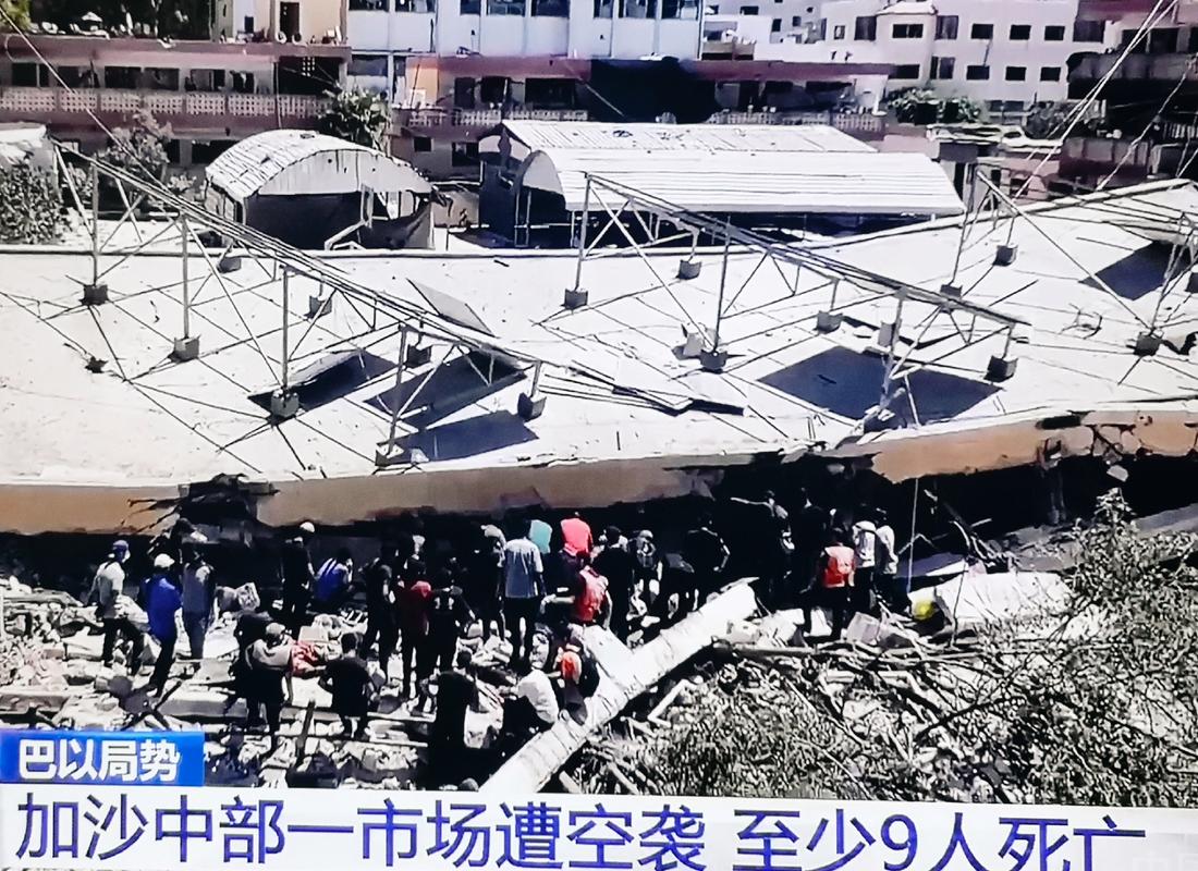 加沙商贩亲历以空袭